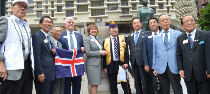 3R合同アクティビティにグドラン国際会長夫妻が参加!新橋駅前 SL広場 9月2日(土) 3R合同アクティビティにグドラン国際会長夫妻が参加!新橋駅前 SL広場 9月2日(土)
