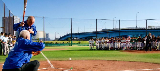 第10回東京晴海ライオンズクラブ杯・旗争奪 少年野球大会の開会式 10月27日(土)東京晴海LC 第10回東京晴海ライオンズクラブ杯・旗争奪 少年野球大会の開会式 10月27日(土)東京晴海LC