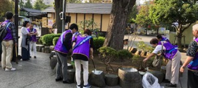 東京柳橋LC 浅草寺清掃作業 10月1日 東京柳橋LC 浅草寺清掃作業 10月1日