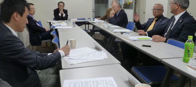 歴代指導力育成委員長懇談会 10月31日 歴代指導力育成委員長懇談会 10月31日