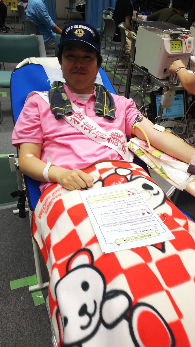 夏季献血キャンペーン　７月１３日　東京町田クレインＬＣ画像1