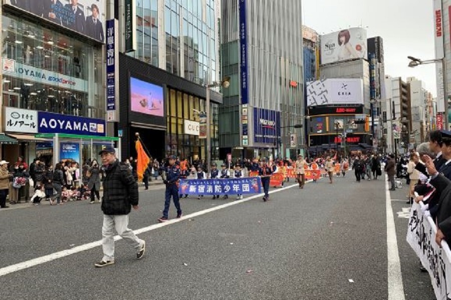 新宿区青少年団体新春祝賀パレード　１月１２日　東京新宿ＬＣ画像3