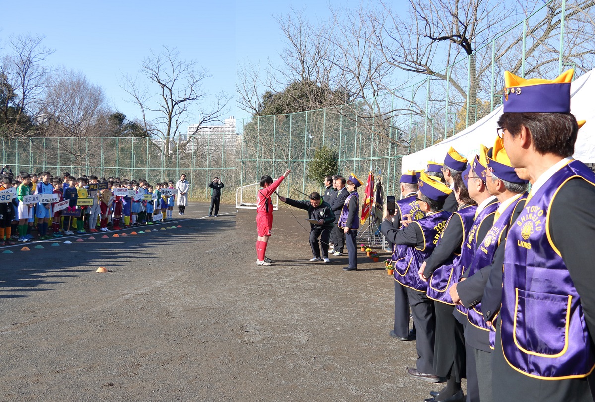新宿区少年サッカー大会開会式　１月１９日　東京新宿ＬＣ画像1